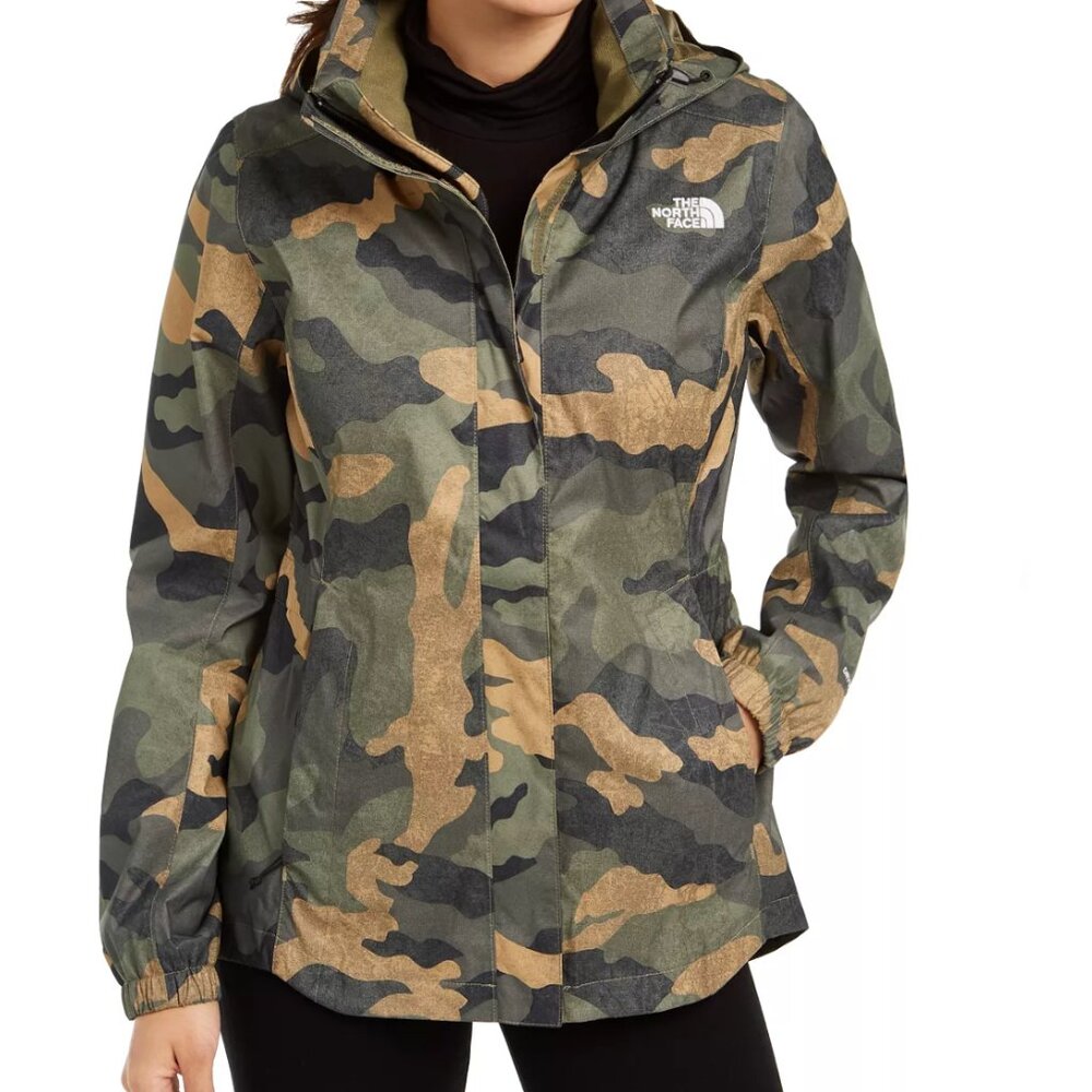 The North Face Women's Camo-Print Resolve Parka II - Size M